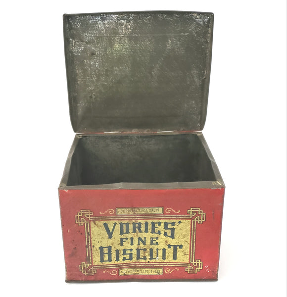 Antique Advertising Biscuit Red Vories Baking Company New Orleans USA