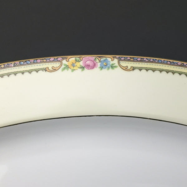Oval Porcelain Serving Platter 16" Delaware Derby Pattern by TK Thun Czechoslovakia