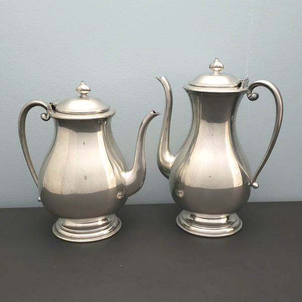Kirk Stieff Pewter Tea and Coffee Serving Set of 5