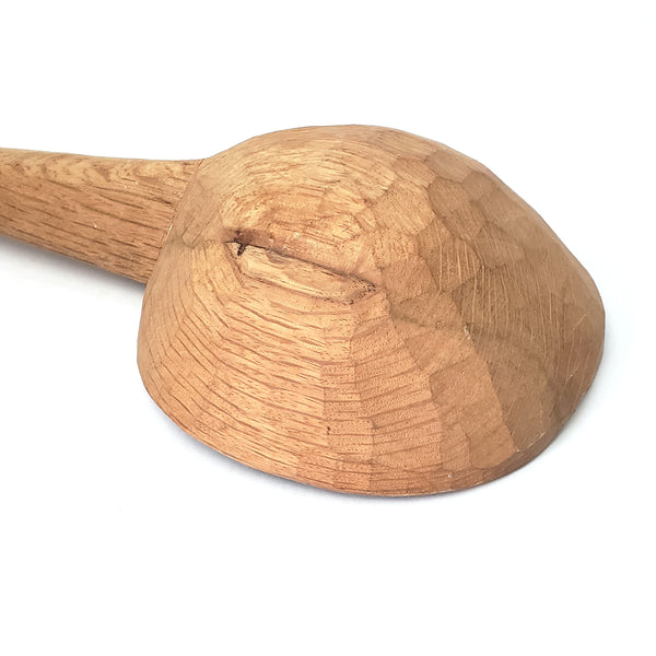 Vintage Carved Wooden Long Handled Ladle Dipper 23 inches