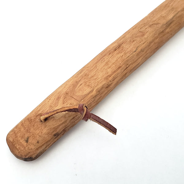 Vintage Carved Wooden Long Handled Ladle Dipper 23 inches