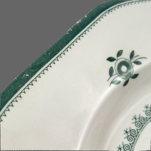 Copeland Spode GLOUCESTER Green Oval Lidded Soup Tureen Underplate & Ladle England