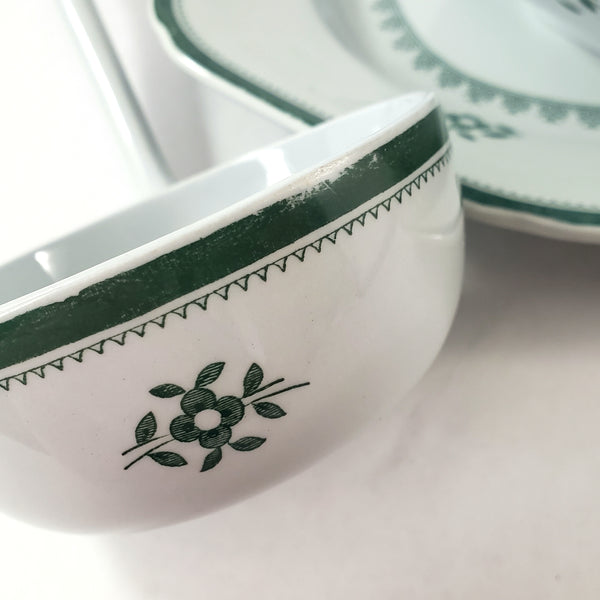 Copeland Spode GLOUCESTER Green Oval Lidded Soup Tureen Underplate & Ladle England