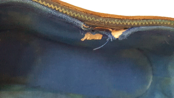 Antique DU BARRY PARIS Mother Of Pearl & Brass Opera Glasses Original Case - Needs Repair