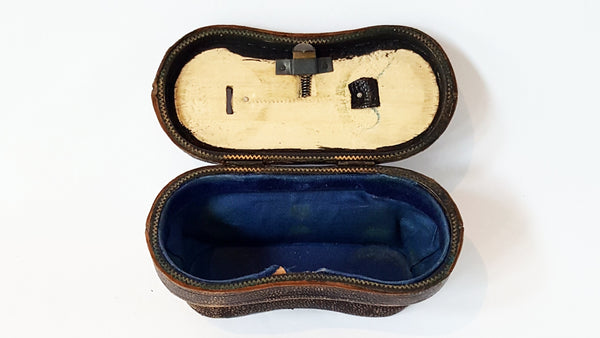 Antique DU BARRY PARIS Mother Of Pearl & Brass Opera Glasses Original Case - Needs Repair