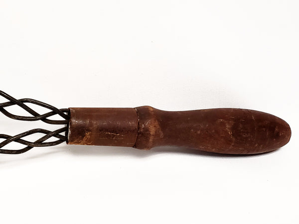 Vintage Braided Carpet Rug Beater - Farmhouse Wall Accent