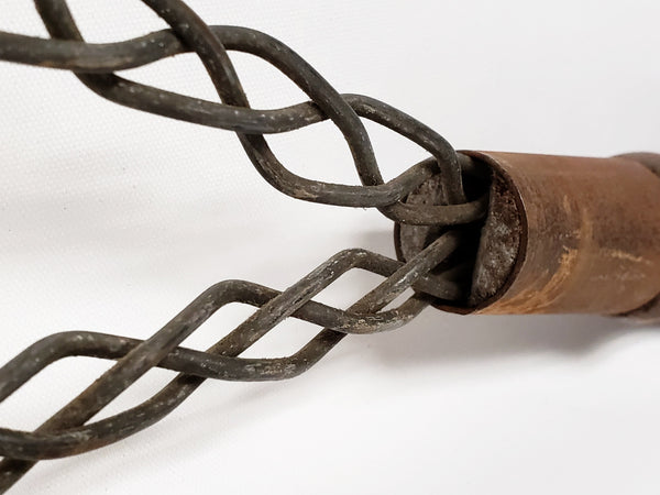 Vintage Braided Carpet Rug Beater - Farmhouse Wall Accent