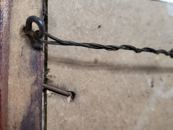 Antique 19th Century Framed Child's American School Girl Alphabet Sampler - Signed