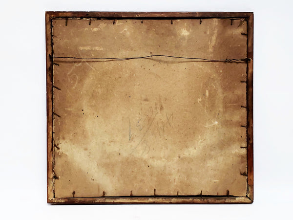 Antique 19th Century Framed Child's American School Girl Alphabet Sampler - Signed