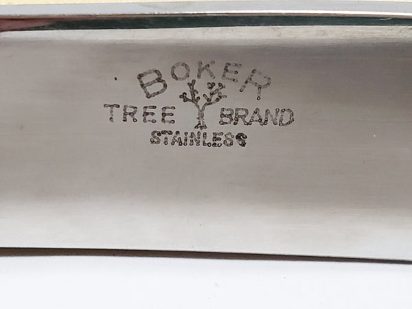Early Boker Tree Brand Kitchen Flatware with Mother of Pearl Handles