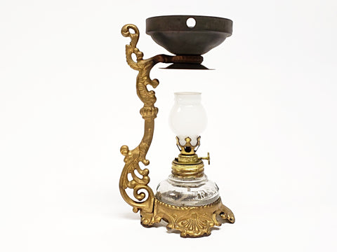 Vapo Cresolene Miniature Medical Vaporizer Oil Lamp - Late 1800's