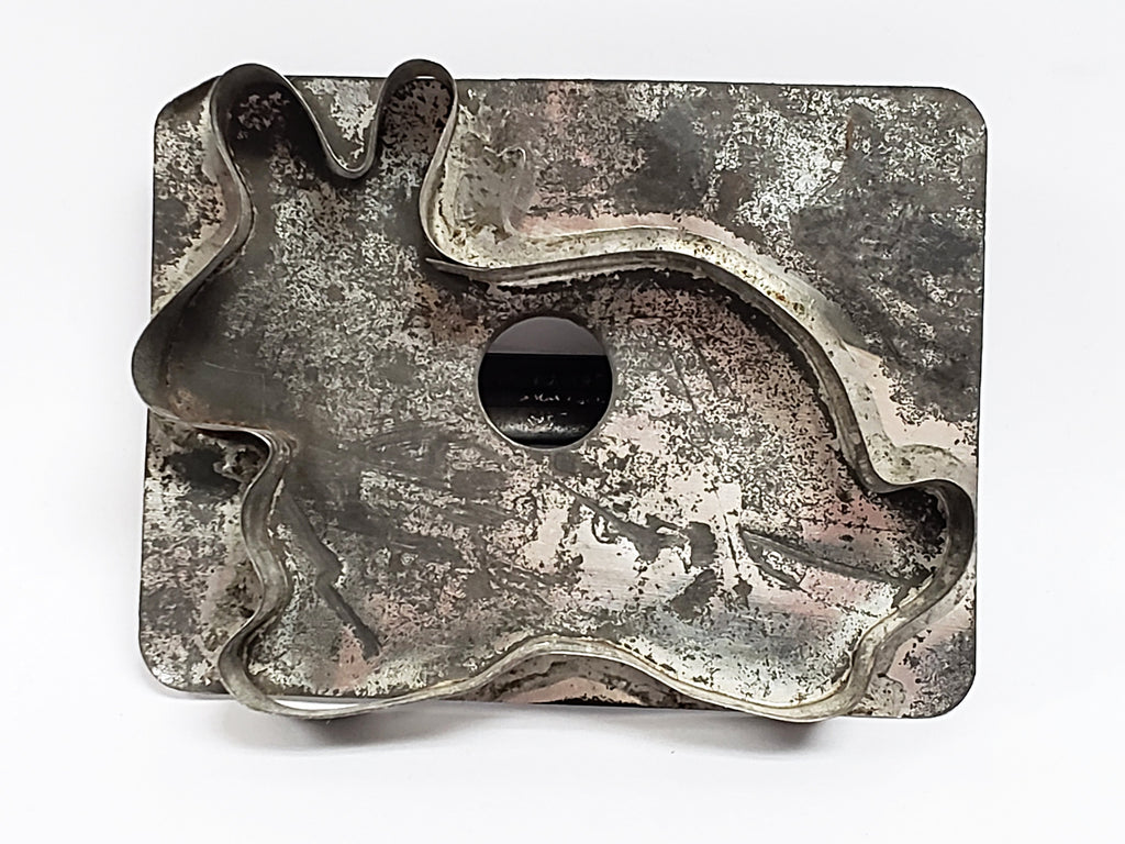 Antique "Rabbit" Cookie Cutter With Flat Back and Handle