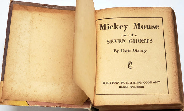 Walt Disney Mickey Mouse and the 7 Ghosts The Better Little Book Hardcover #1475