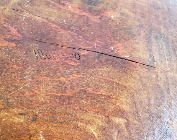 Large MUNISING 18 1/2" Wooden Maple Dough Bowl - Americana Woodenware