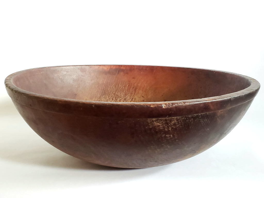 Large 18 1/2" MUNISING Wooden Maple Dough Bowl  - Americana Woodenware