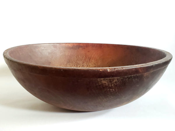 Large 18 1/2" MUNISING Wooden Maple Dough Bowl  - Americana Woodenware