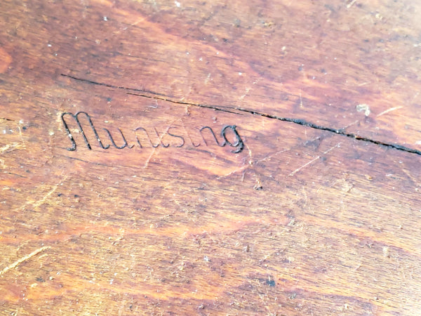 Large MUNISING 18 1/2" Wooden Maple Dough Bowl - Americana Woodenware