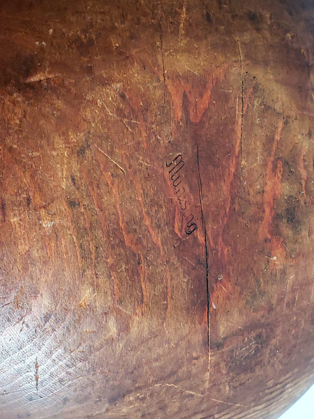 Large MUNISING 18 1/2" Wooden Maple Dough Bowl - Americana Woodenware