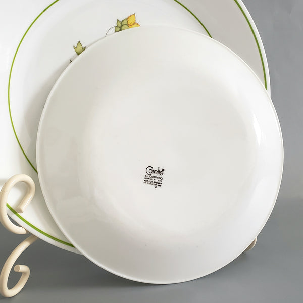 Vintage Corelle 12 Piece Dinnerware "Meadow" Pattern by Corning c. 1976-1986