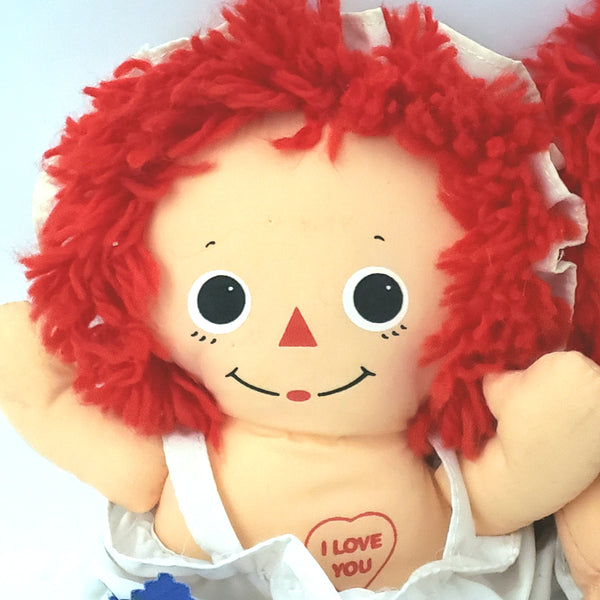 Vintage Raggedy Ann Dolls Lot of 3 by Playskool 1987 and 1989