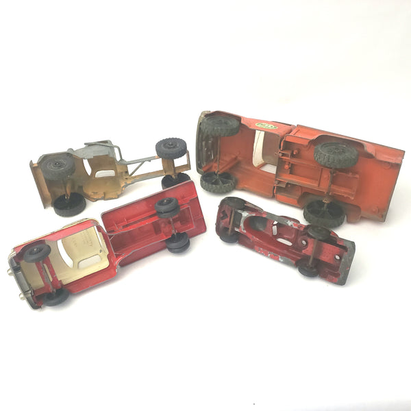 Lot of 4 Assorted Hubley Metal Toy Collectibles "Missing Parts" Restoration Project