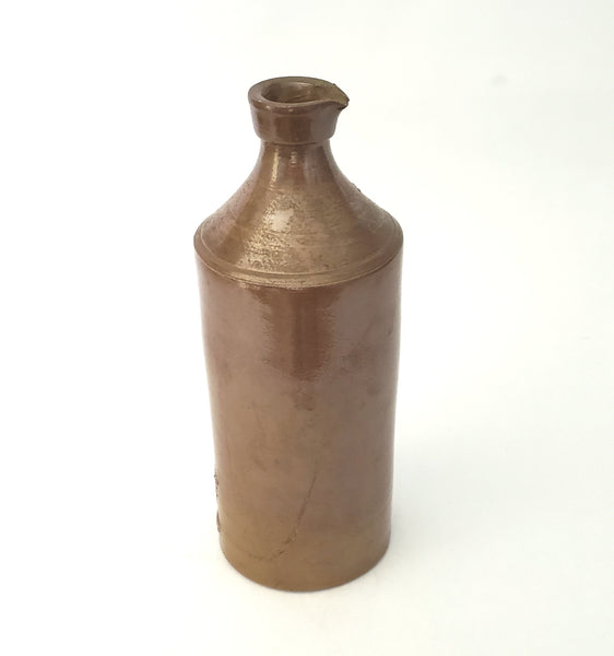 Antique 19th Century Glazed Stoneware Master Ink Bottle Pour Lip London, England