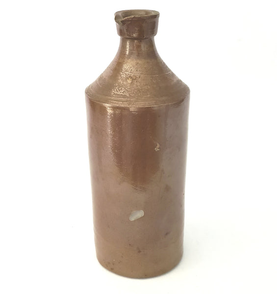Antique 19th Century Glazed Stoneware Master Ink Bottle Pour Lip London, England