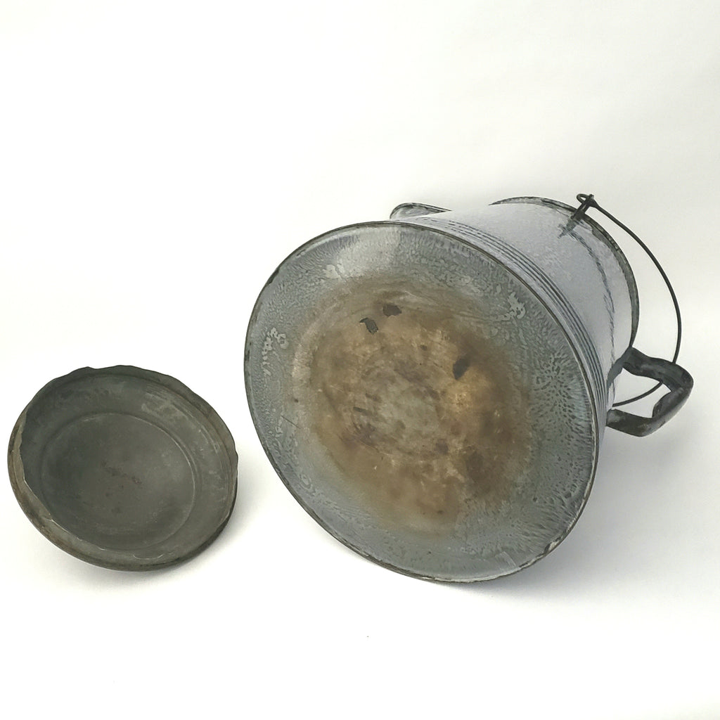 Antique Large Copper Cowboy Coffee Pot Wooden Bail Handle Original Cha –  Zsinta