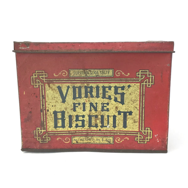 Antique Advertising Biscuit Red Vories Baking Company New Orleans USA