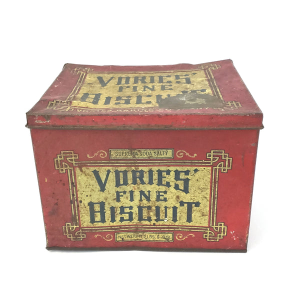 Antique Advertising Biscuit Red Vories Baking Company New Orleans USA