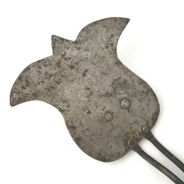 Antique Early American Spatula Unusual Decorative Folk Art Tulip Blade