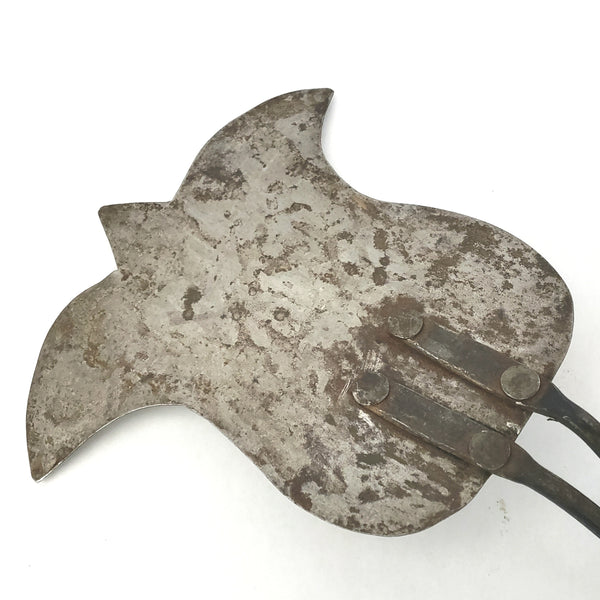 Antique Early American Spatula Unusual Decorative Folk Art Tulip Blade