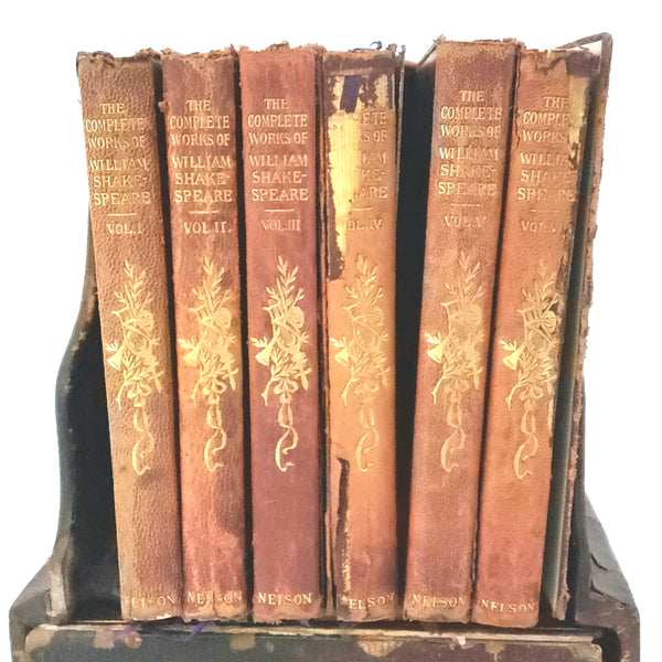 The Complete Works of William Shakespeare 6 Vol. Set Plus Dictionary of Dates & Stand
