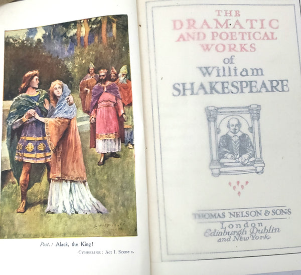 The Complete Works of William Shakespeare 6 Vol. Set Plus Dictionary of Dates & Stand