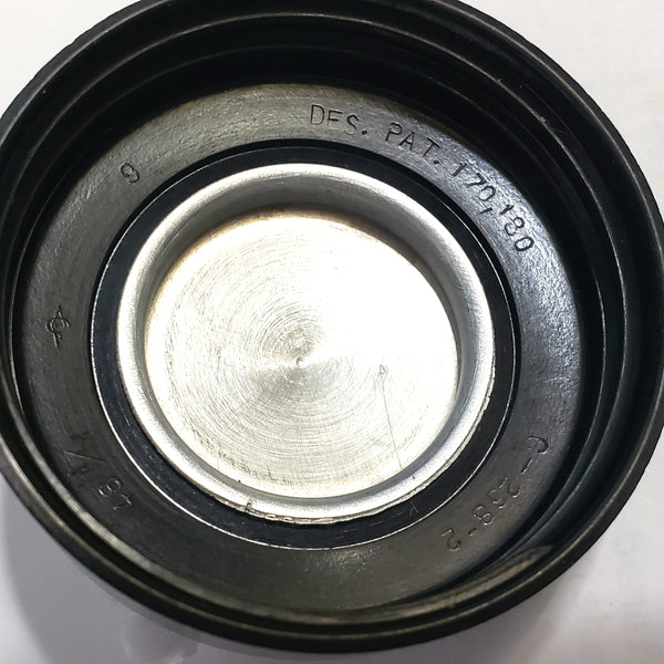 Mid-Century Retro Spun Aluminum Kitchen Spice Jar Set of 5 ~ 1950s