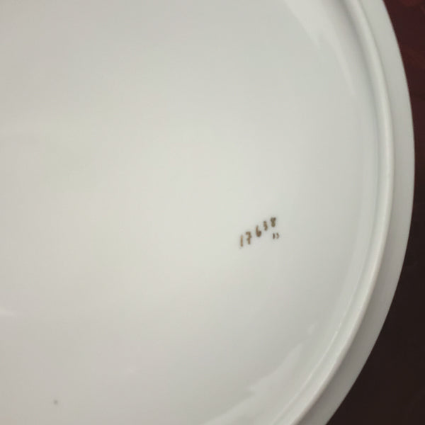 Porcelain Round Covered Vegetable Serving Bowl Delaware-Derby by TK Thun Bohemia