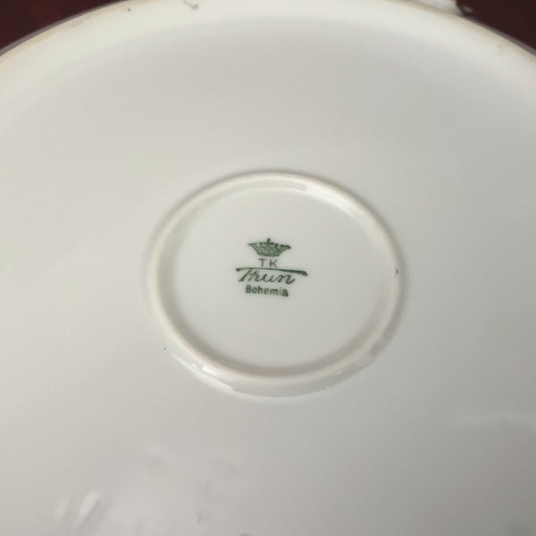 Porcelain Round Covered Vegetable Serving Bowl Delaware-Derby by TK Thun Bohemia