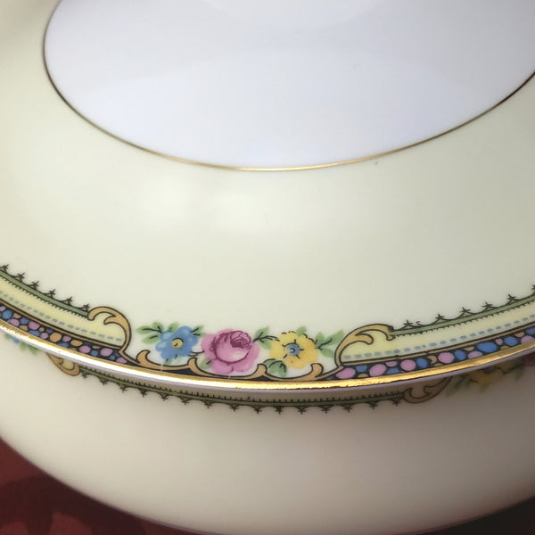 Porcelain Round Covered Vegetable Serving Bowl Delaware-Derby by TK Thun Bohemia