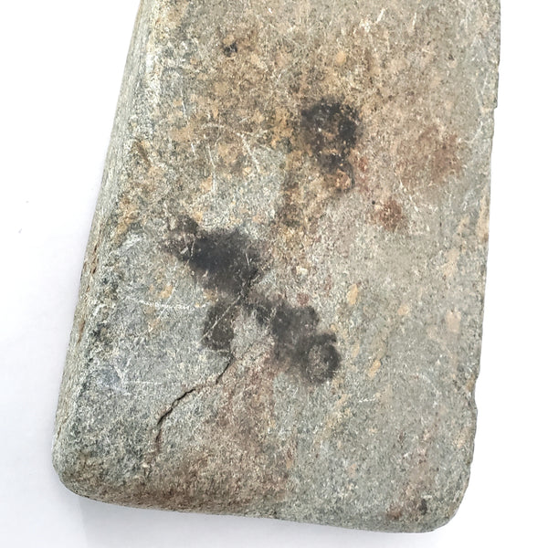 Antique Soapstone Bed and Foot Warmer with Original Metal Hanger