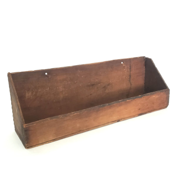 Primitive Handcrafted Kitchen Wooden Rectangular Farmhouse Shelf