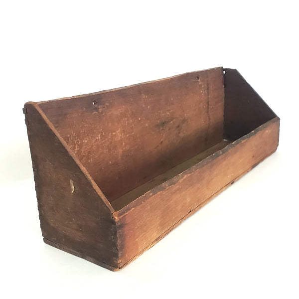 Primitive Handcrafted Wooden Rectangular Kitchen Farmhouse Shelf