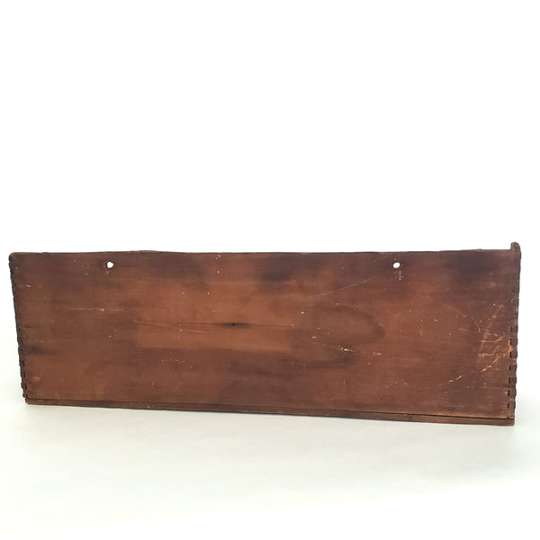 Primitive Handcrafted Wooden Rectangular Kitchen Farmhouse Shelf