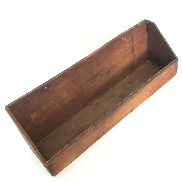 Primitive Handcrafted Wooden Rectangular Kitchen Farmhouse Shelf