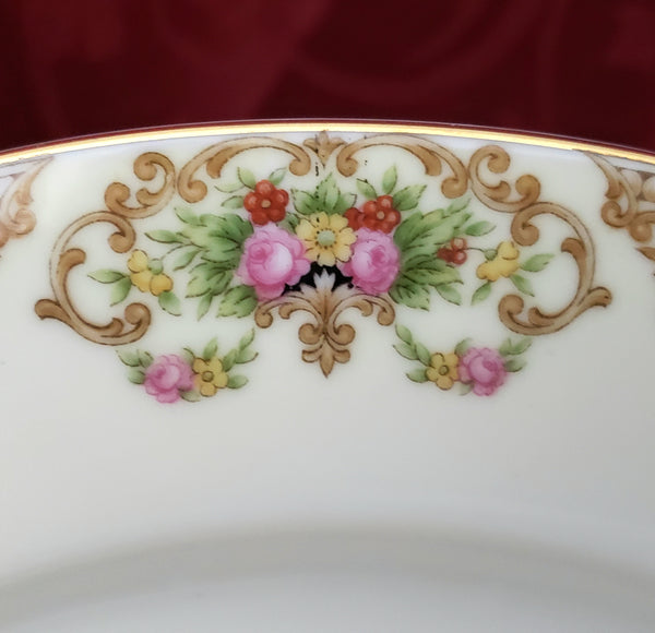 Noritake Porcelain Dinner Plates Set of 5 ARDMORE Pattern #3066