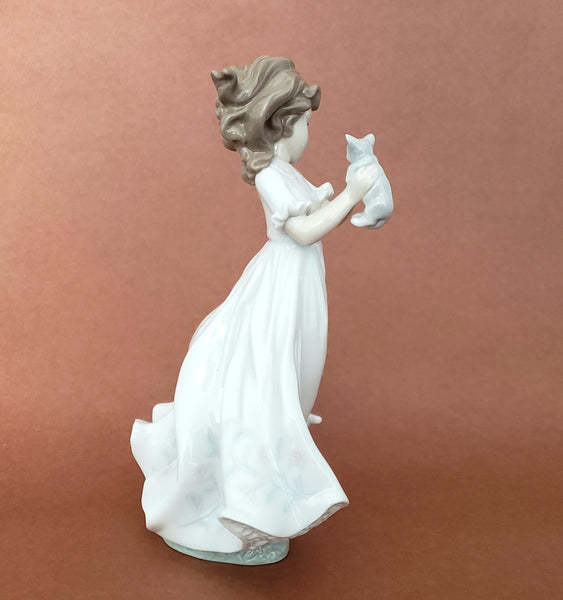 Lladro Porcelain Figurine "Kittens Gathering" #6941 Spain Retired with Original Box