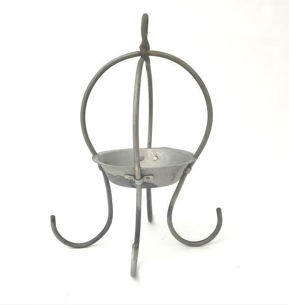 Early Bethlehem Steel Welfare Room Metal Hanging Basket Bethlehem PA