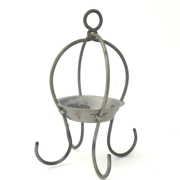 Early Bethlehem Steel Welfare Room Metal Hanging Basket Bethlehem PA