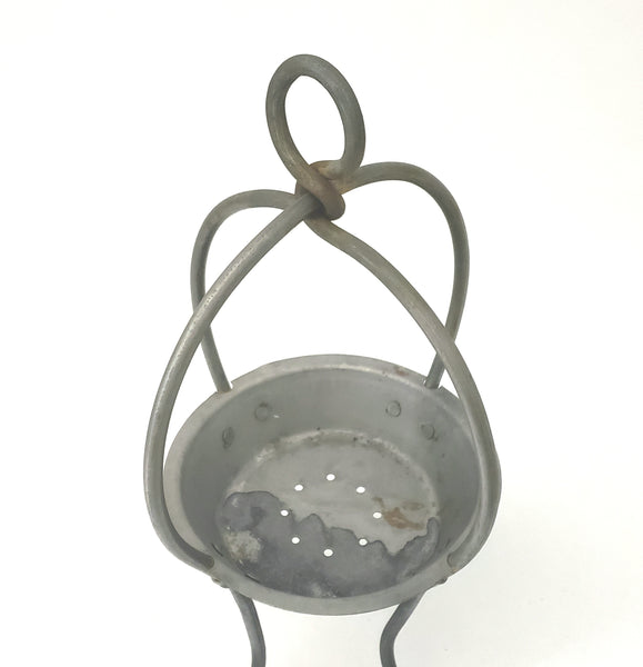 Early Bethlehem Steel Welfare Room Metal Hanging Basket Bethlehem PA