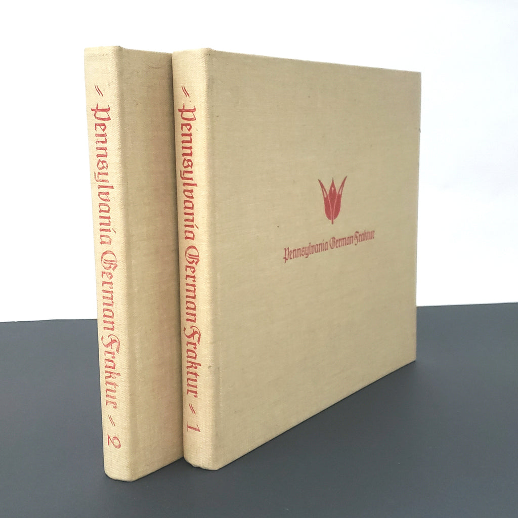 Pennsylvania German Fraktur Hardcover Catalogues Volume 1 and 2