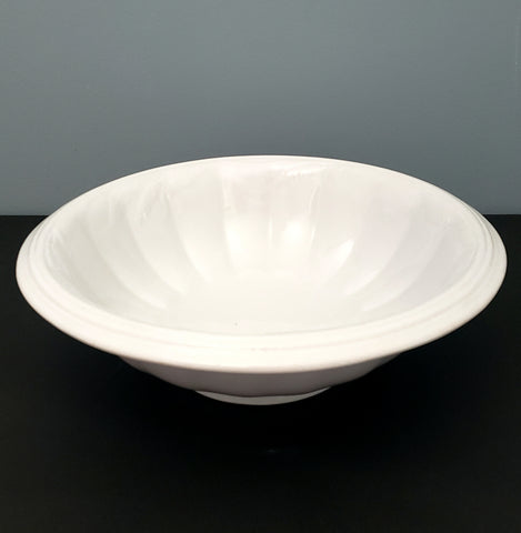 Antique White Ironstone Wash Basin 15" CERES Shape Wheat Elsmore & Forster England